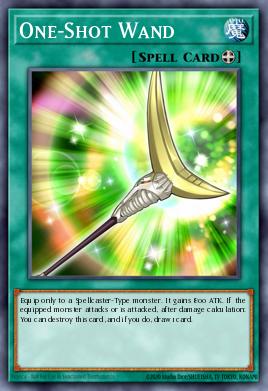 One-Shot Wand Yu-Gi-Oh card