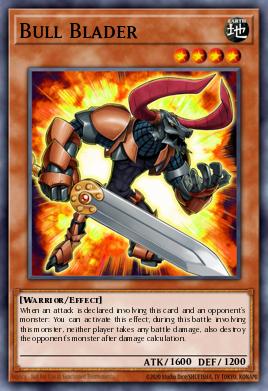 Bull Blader Yu-Gi-Oh card
