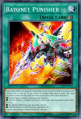 Bayonet Punisher Yu-Gi-Oh card