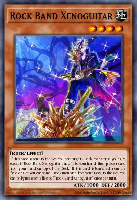 Rock Band Xenoguitar Yu-Gi-Oh card