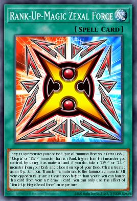 Rank-Up-Magic Zexal Force Yu-Gi-Oh card