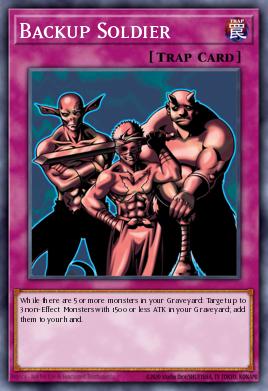 Backup Soldier Yu-Gi-Oh card