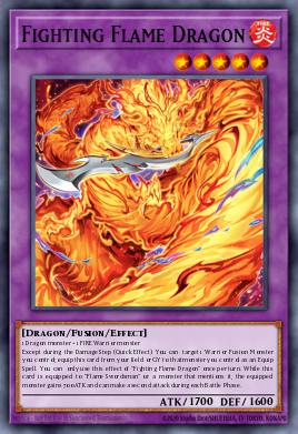 Fighting Flame Dragon Yu-Gi-Oh card