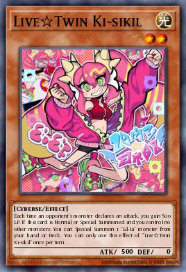 Live☆Twin Ki-sikil Yu-Gi-Oh card