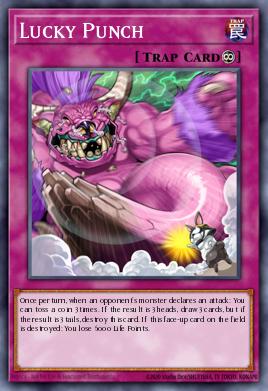 Lucky Punch Yu-Gi-Oh card