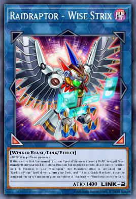 Raidraptor - Wise Strix Yu-Gi-Oh card