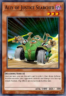Ally of Justice Searcher Yu-Gi-Oh card