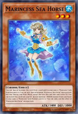 Marincess Sea Horse Yu-Gi-Oh card