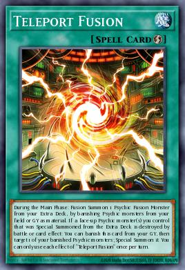 Teleport Fusion Yu-Gi-Oh card