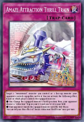 Amaze Attraction Thrill Train Yu-Gi-Oh card