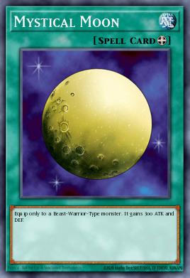 Mystical Moon Yu-Gi-Oh card