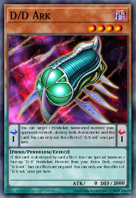 D/D Ark Yu-Gi-Oh card