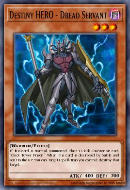 Destiny HERO - Dread Servant Yu-Gi-Oh card