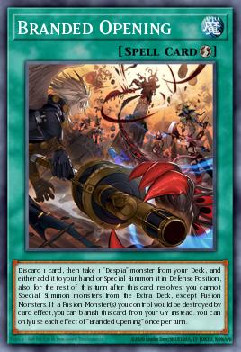 Branded Opening Yu-Gi-Oh card