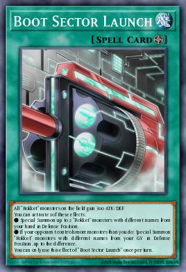 Boot Sector Launch Yu-Gi-Oh card
