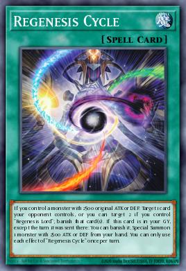 Regenesis Cycle Yu-Gi-Oh card