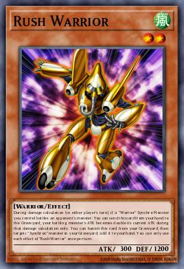 Rush Warrior Yu-Gi-Oh card