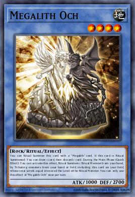 Megalith Och Yu-Gi-Oh card