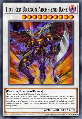 Hot Red Dragon Archfiend Bane Yu-Gi-Oh card
