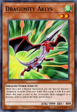 Dragunity Aklys Yu-Gi-Oh card