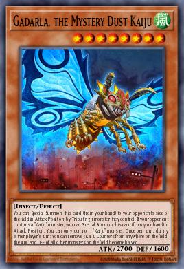Gadarla, the Mystery Dust Kaiju Yu-Gi-Oh card