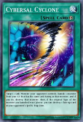 Cybersal Cyclone Yu-Gi-Oh card