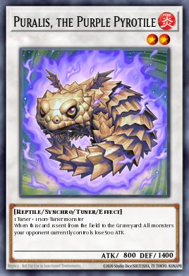 Puralis, the Purple Pyrotile Yu-Gi-Oh card