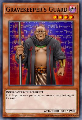 Gravekeeper's Guard Yu-Gi-Oh card