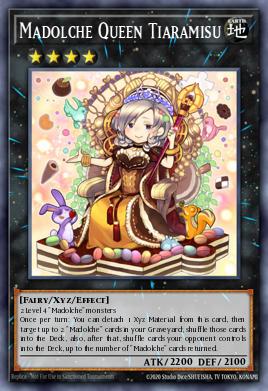 Madolche Queen Tiaramisu Yu-Gi-Oh card