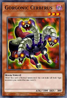 Gorgonic Cerberus Yu-Gi-Oh card