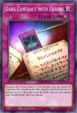 Dark Contract with Errors Yu-Gi-Oh card