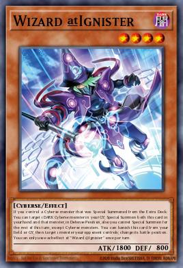 Wizard @Ignister Yu-Gi-Oh card