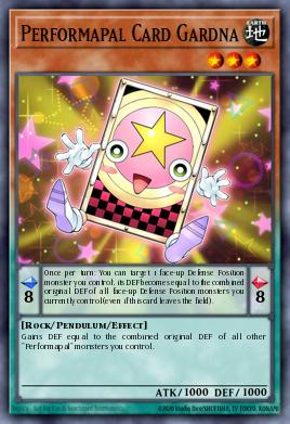 Performapal Card Gardna Yu-Gi-Oh card