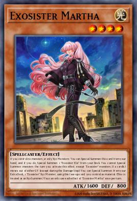 Exosister Martha Yu-Gi-Oh card