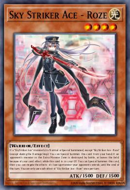 Sky Striker Ace - Roze Yu-Gi-Oh card