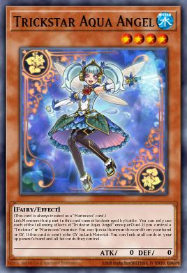 Trickstar Aqua Angel Yu-Gi-Oh card