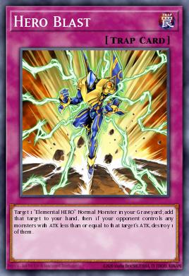 Hero Blast Yu-Gi-Oh card