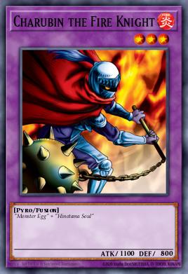 Charubin the Fire Knight Yu-Gi-Oh card