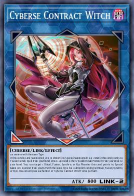 Cyberse Contract Witch Yu-Gi-Oh card