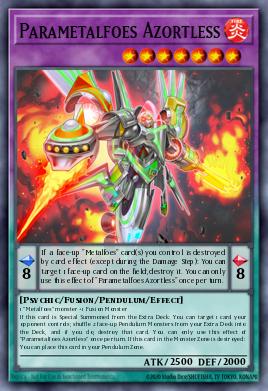 Parametalfoes Azortless Yu-Gi-Oh card