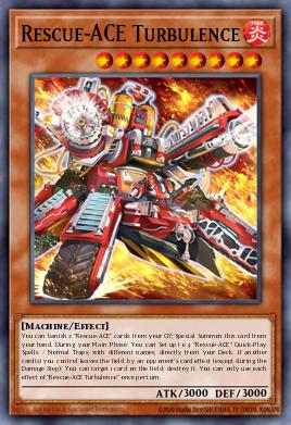 Rescue-ACE Turbulence Yu-Gi-Oh card
