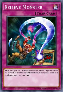 Relieve Monster Yu-Gi-Oh card