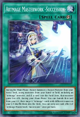 Artmage Masterwork -Succession- Yu-Gi-Oh card