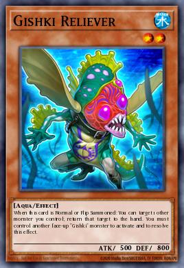 Gishki Reliever Yu-Gi-Oh card