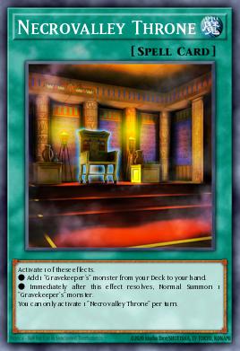 Necrovalley Throne Yu-Gi-Oh card