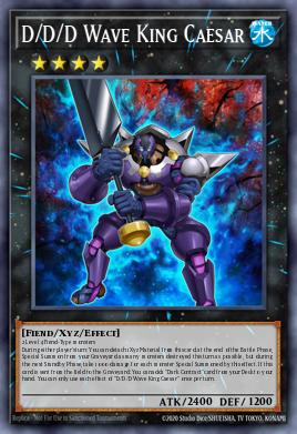 D/D/D Wave King Caesar Yu-Gi-Oh card