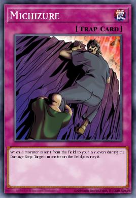 Michizure Yu-Gi-Oh card
