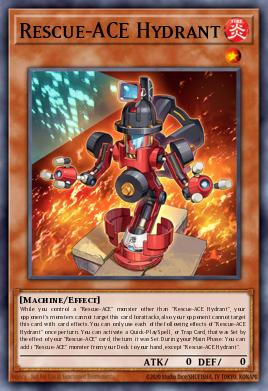 Rescue-ACE Hydrant Yu-Gi-Oh card
