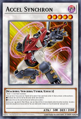 Accel Synchron Yu-Gi-Oh card