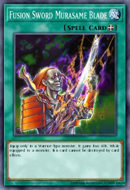 Fusion Sword Murasame Blade Yu-Gi-Oh card